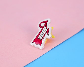 Owl House Bard Coven Acrylic Pin | 1&quot; Die Cut Acrylic Pin