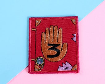 Journal 3 Gravity Falls Embroidered Patch | 3 Inch Sew On Embroidered Patch