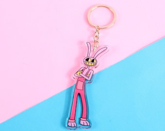 The Amazing Digital Circus Jax Double Sided Keychain | 4 Inch Keychain
