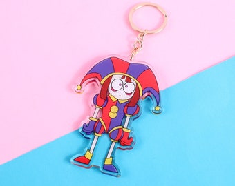 Pomni アメイジングデジタルサーカスキーホルダー | アクリルチャーム