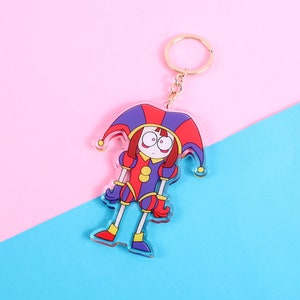 The Amazing Digital Circus Pomni Double Sided Keychain | 4 Inch Keychain