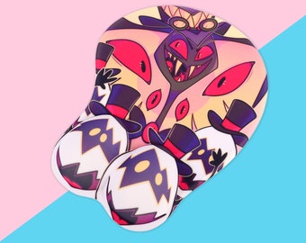 Hazbin Hotel Sir Pentious 3D Mousepad | 10 Inch 3D Mousepad with Wrist Support