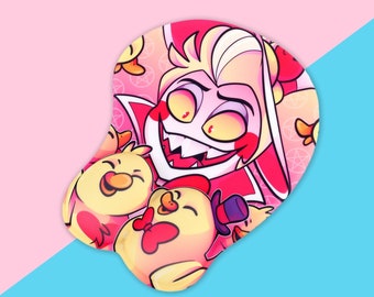 Hazbin Hotel Lucifer 3D Mousepad | 10 Inch 3D Mousepad with Wrist Support