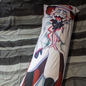Hazbin Hotel Lucifer Morningstar Dakimakura Pillowcase |  50x150cm Two Way Tricot Daki Body Pillow