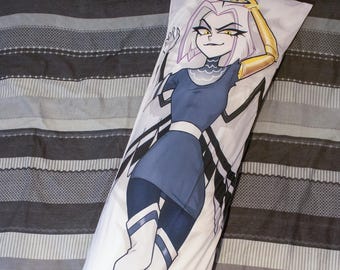 Hazbin Hotel Lute Regular/Lingerie Exorcist Dakimakura kussensloop |  Dubbelzijdig tricot Daki-lichaamskussen van 50 x 150 cm