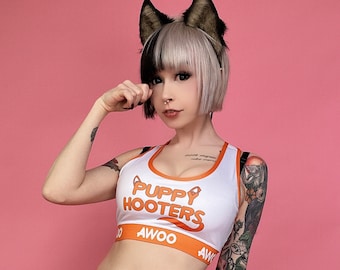 Puppy Hooters Cosplay | Sports Bra, Shorts & Socks | XS-3XL Sizes
