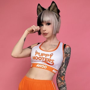 Welpe Hooters Cosplay | Sport-BH, Shorts & Socken | XS-3XL Größen