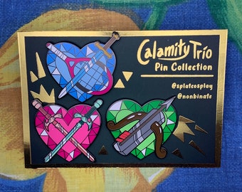 Amphibia Calamity Trio Pin Collection | Set of 3 Two Inch Enamel Pins