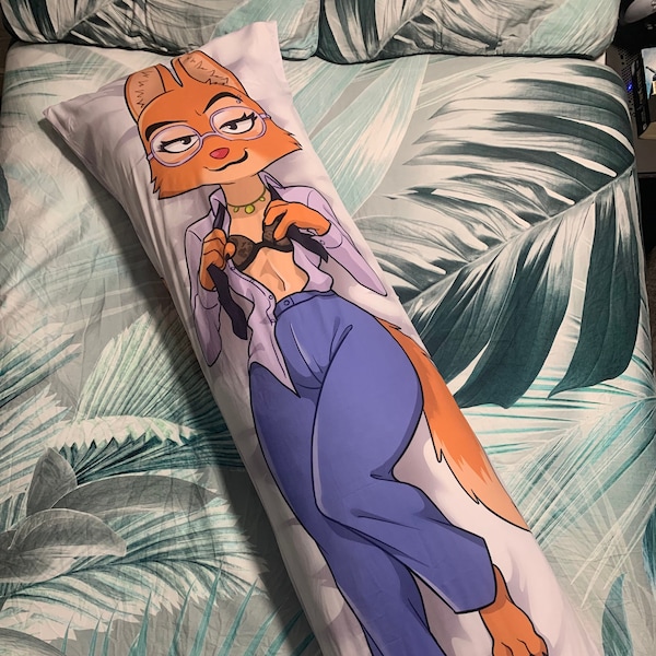 Bad Guys Diane Foxington Dakimakura Pillowcase |  50x150cm Two Way Tricot Daki Body Pillow