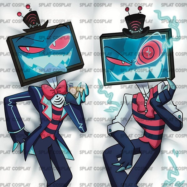 PREORDER Hazbin Hotel Vox Dakimakura Pillowcase |  50x150cm Two Way Tricot Daki Body Pillow