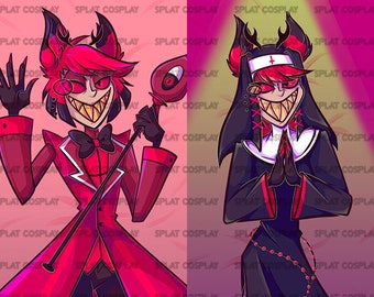 PREORDER Hazbin Hotel Alastor Dakimakura Pillowcase |  50x150cm Two Way Tricot Daki Body Pillow