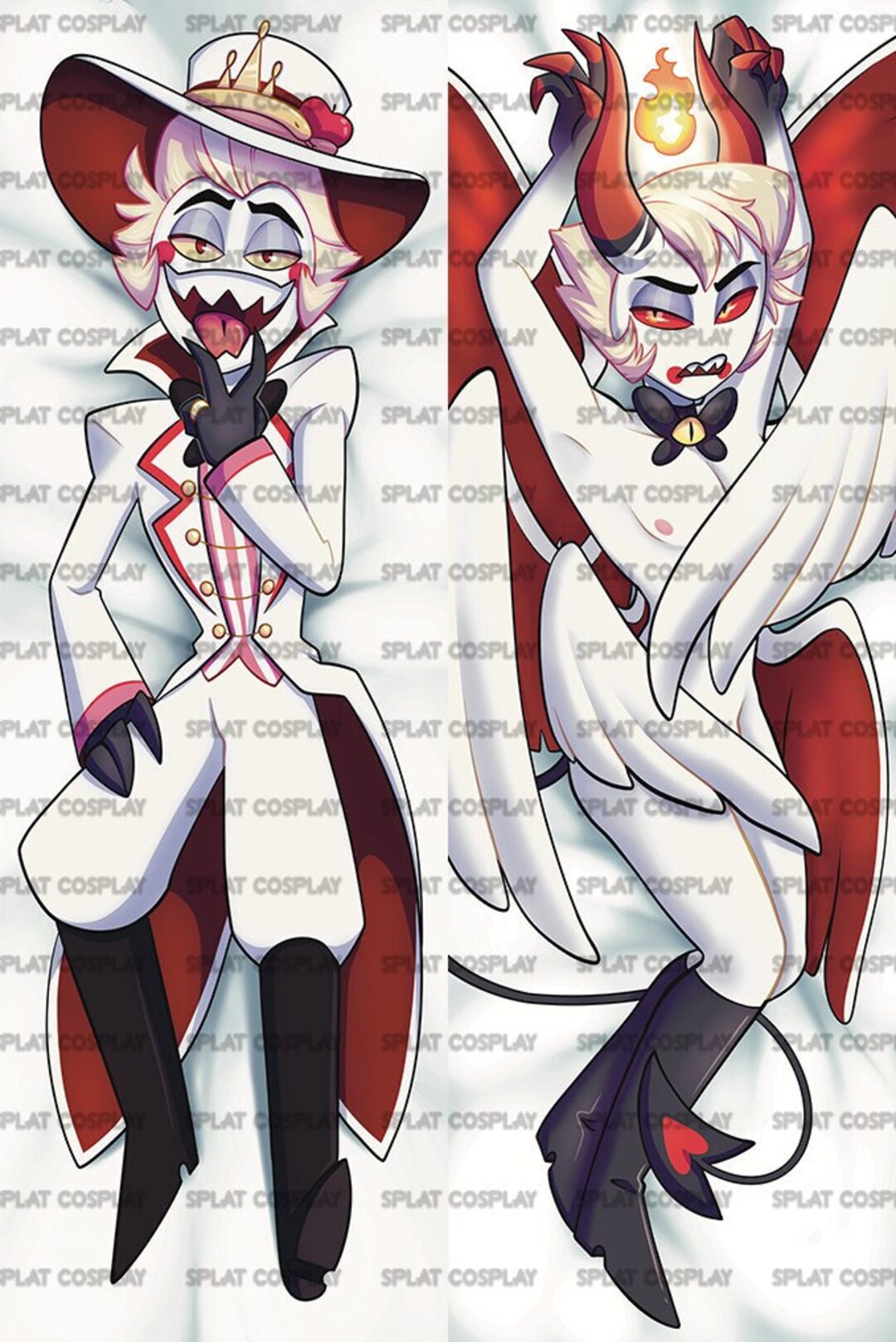 PREORDER Hazbin Hotel Lucifer Morningstar Dakimakura Pillowcase ...