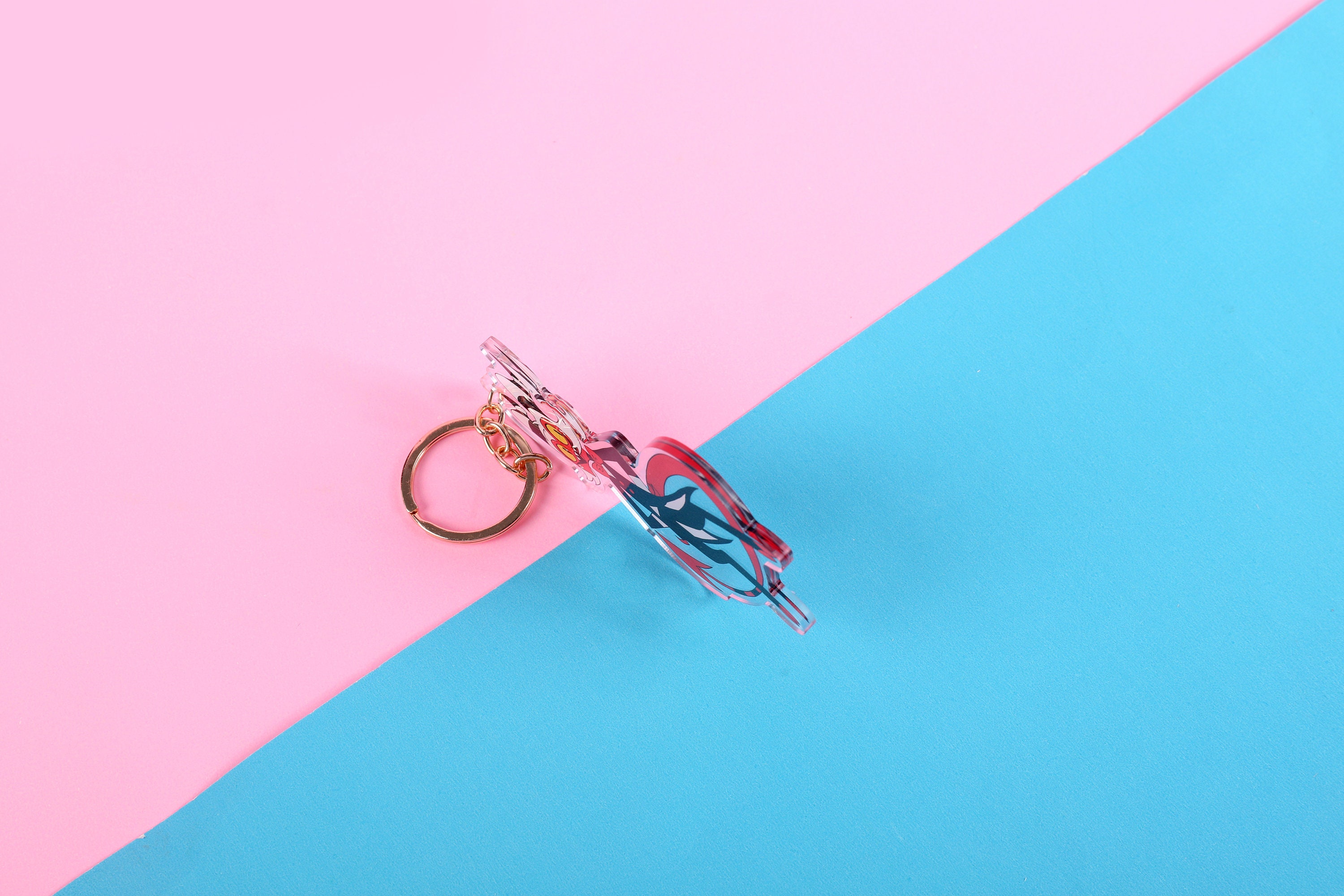 Helluva Boss Moxxie Double Sided Keychain | 4 Inch Keychain - Etsy