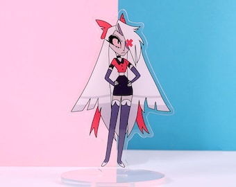 Hazbin Hotel Vaggie - Stand de acrílico de doble cara (4 pulgadas)
