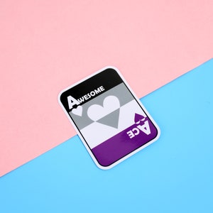 Geweldige Aas | 7,5 cm gestanste LGBTQ+ vinylsticker