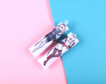 Hazbin Hotel Lute Regular / Lingerie Mix Mini Dakimakura Llavero / 11 x 3 cm Two Way Tricot Body Pillow