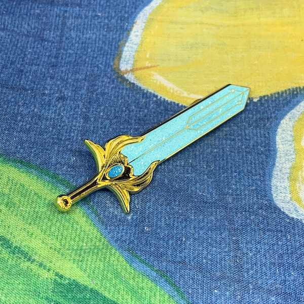 She-Ra Sword Glitter Enamel Pin | 3" Hard Enamel Pin