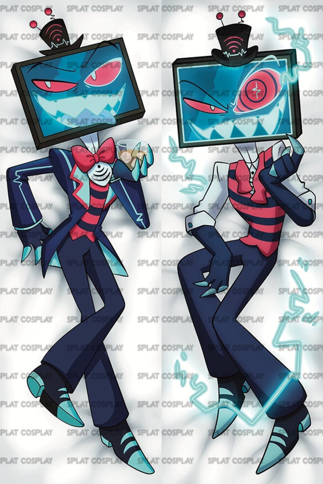 PREORDER Hazbin Hotel Vox Dakimakura Pillowcase 50x150cm Two Way Tricot ...