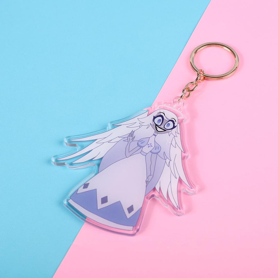 Hazbin Hotel Emily Double Sided Keychain | 4 Inch Keychain - Etsy