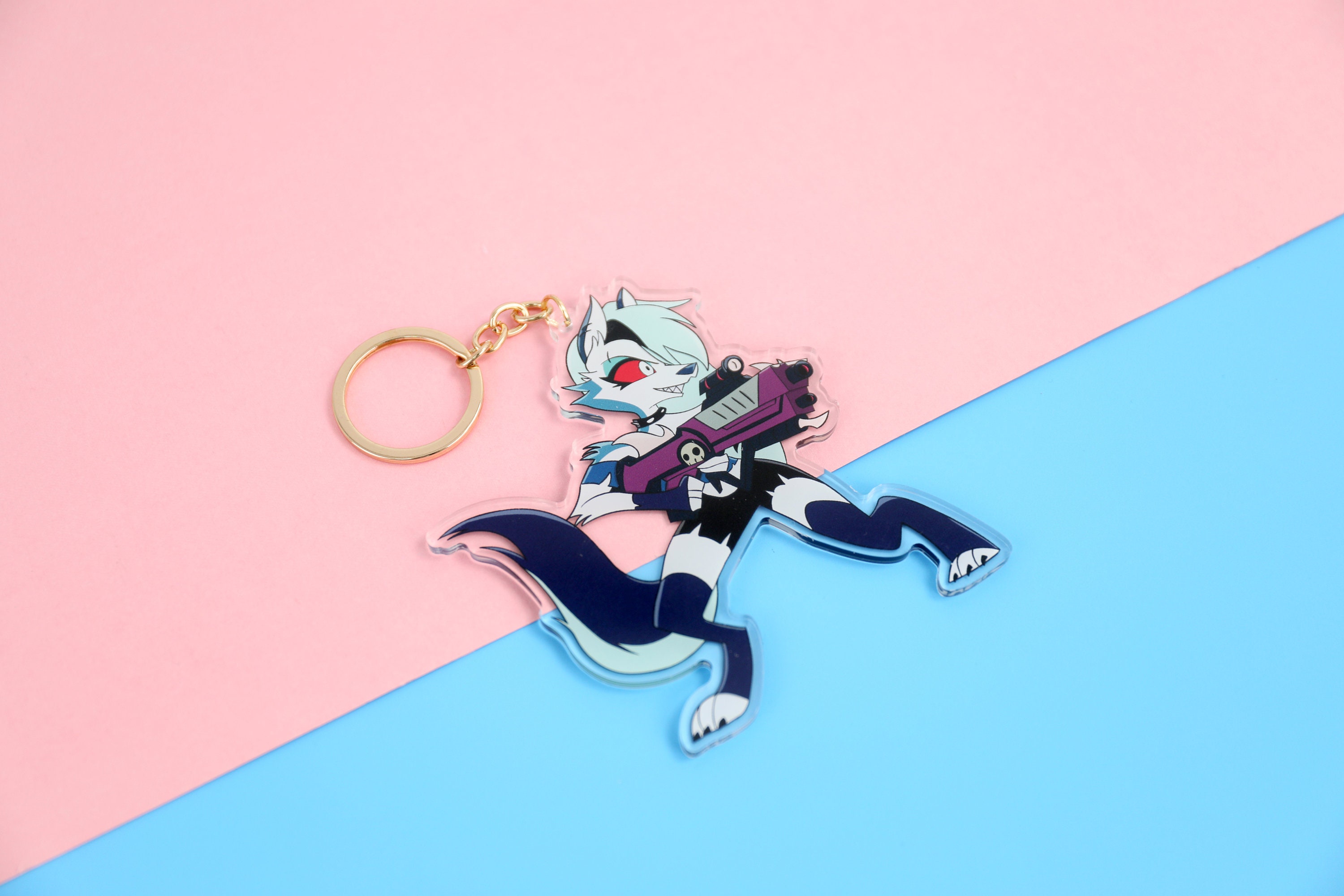 Loona Helluva Boss Double Sided Keychain | 4 Inch Keychain - Etsy