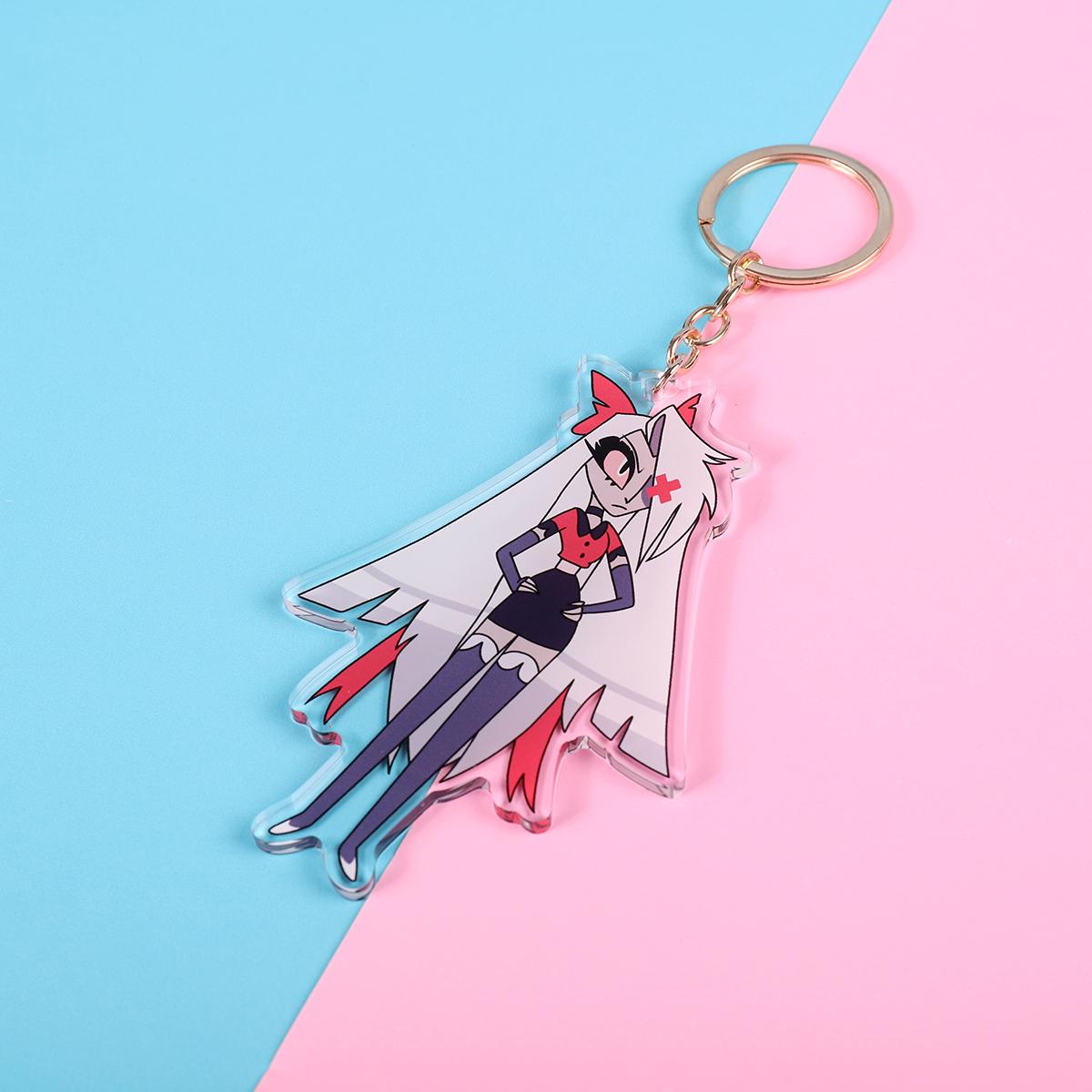 Hazbin Hotel Vaggie Double Sided Keychain | 4 Inch Keychain - Etsy