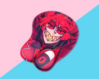 Hazbin Hotel Alastor 3D Mousepad | 10 Inch 3D Mousepad with Wrist Support