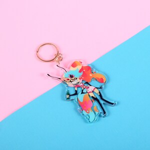 Helluva Boss Queen Bee Double Sided Keychain | 4 Inch Keychain - Etsy