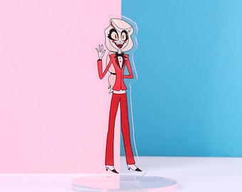Hazbin Hotel Charlie Morningstar - Soporte acrílico de doble cara (4 pulgadas)