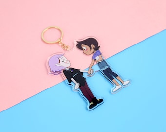 Lumity Owl House Double Sided Keychain | 4 Inch Keychain