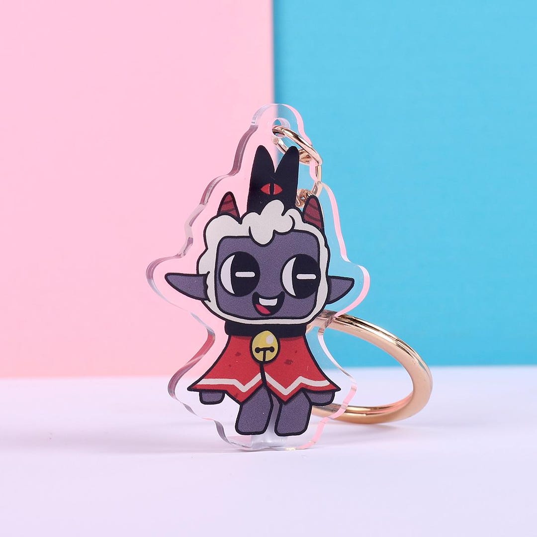 Cult of the Lamb Double Sided Keychain | 2 Inch Keychain - Etsy Australia