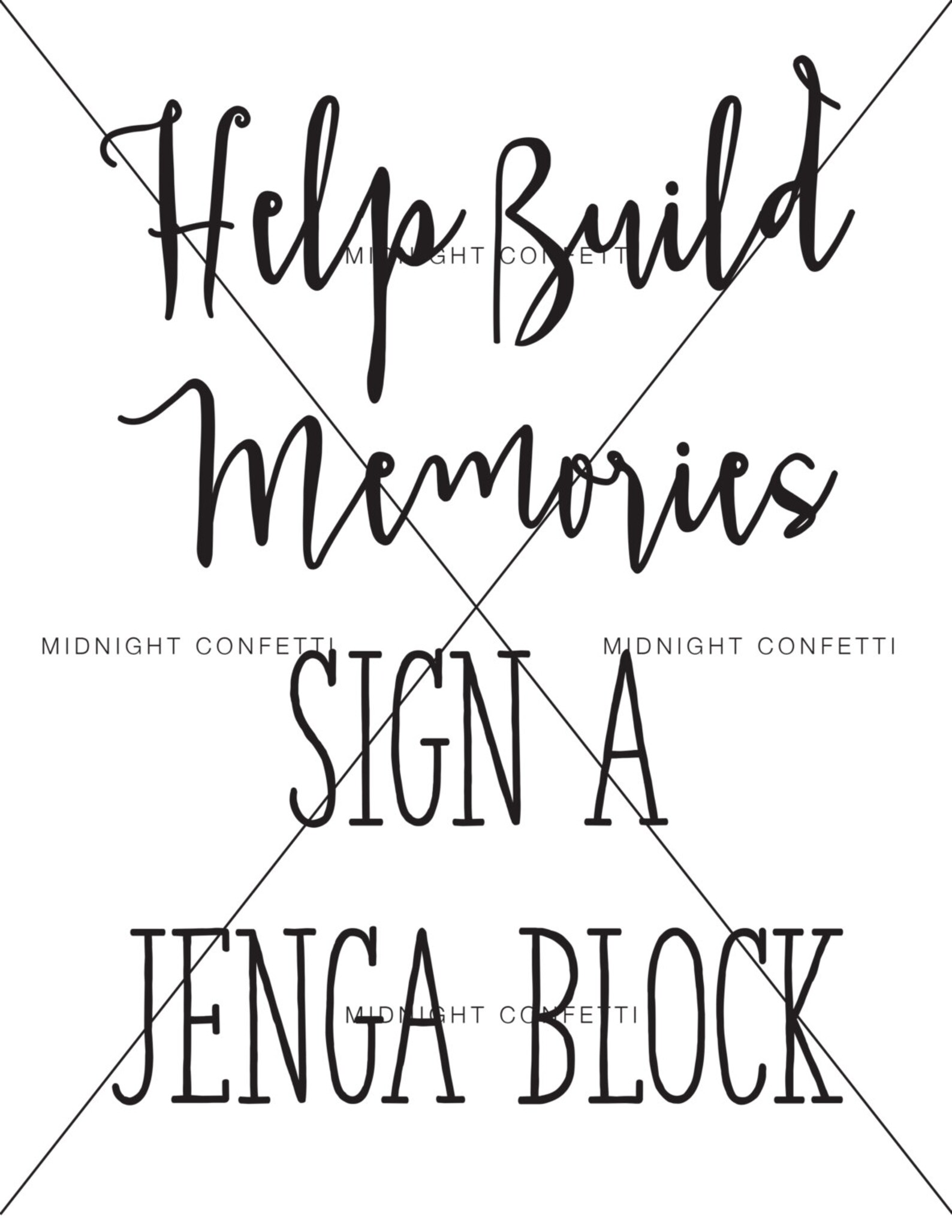Jenga Sign Help Build Memories PDF Download Etsy jenga-sign-help-build-memories-pdf-download-etsy