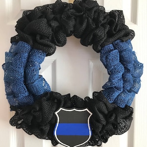 Blue Line Wreath, Law Enforcement Support