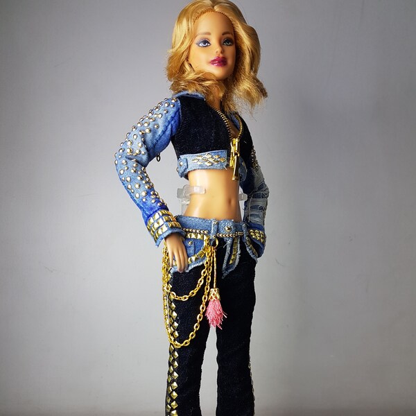 HANDMADE "BRITNEY OVERPROTECTED" doll costume