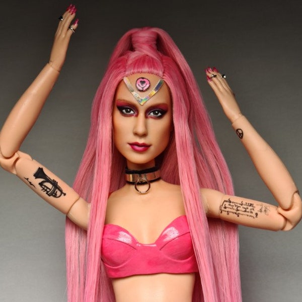 Custom Lady Gaga 'Stupid Love' Barbie Doll - Iconic Pop Star Collectible