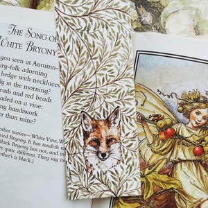 Hedgerow Fox Bookmark