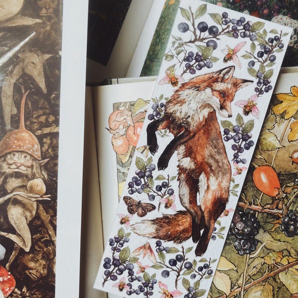 Burren Fox Bookmark