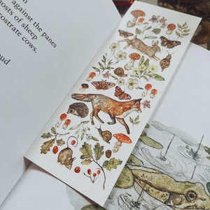 Marque-page Animaux des bois