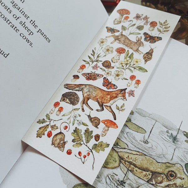 Woodland Animals Bookmark