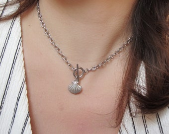 minimalist jewelry thick chain choker Chain choker a gift, hypoallergenic stainless steel choker