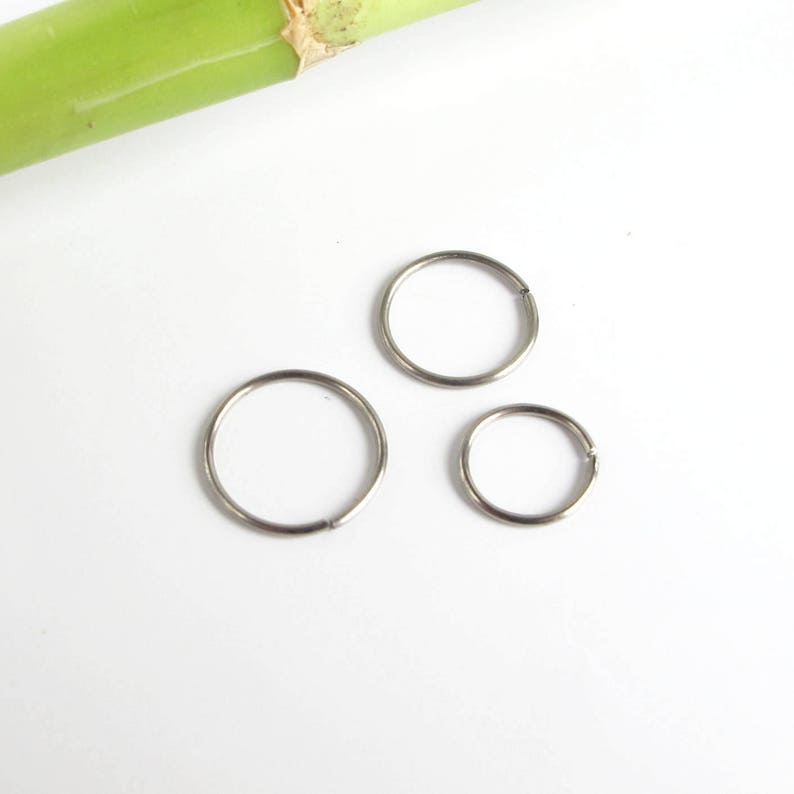 minimalist earring surgical steel 316L hypoallergenic for woman a gift basic hoop earring 22ga lip nose for her cartilage traugus