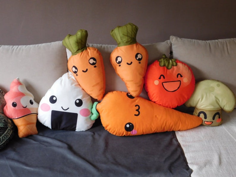 Tomato pillow food pillow vegetable pillow vegetable Etsy