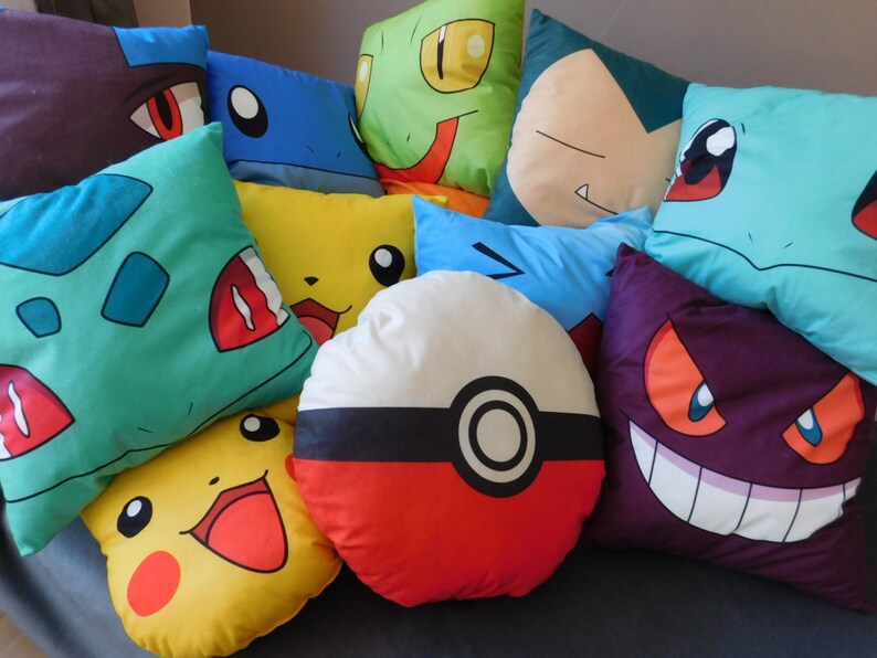 Pokemon Pillow Gengar Pillow Gamer Pillow Cushion Pillow | Etsy
