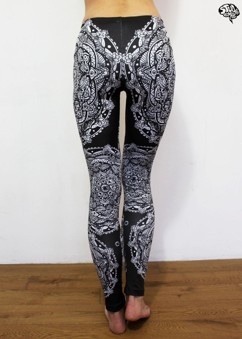 psychodelic clothes mandala leggings joga leggings