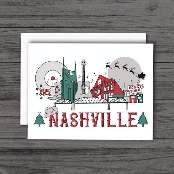 Nashville Christmas Cards 