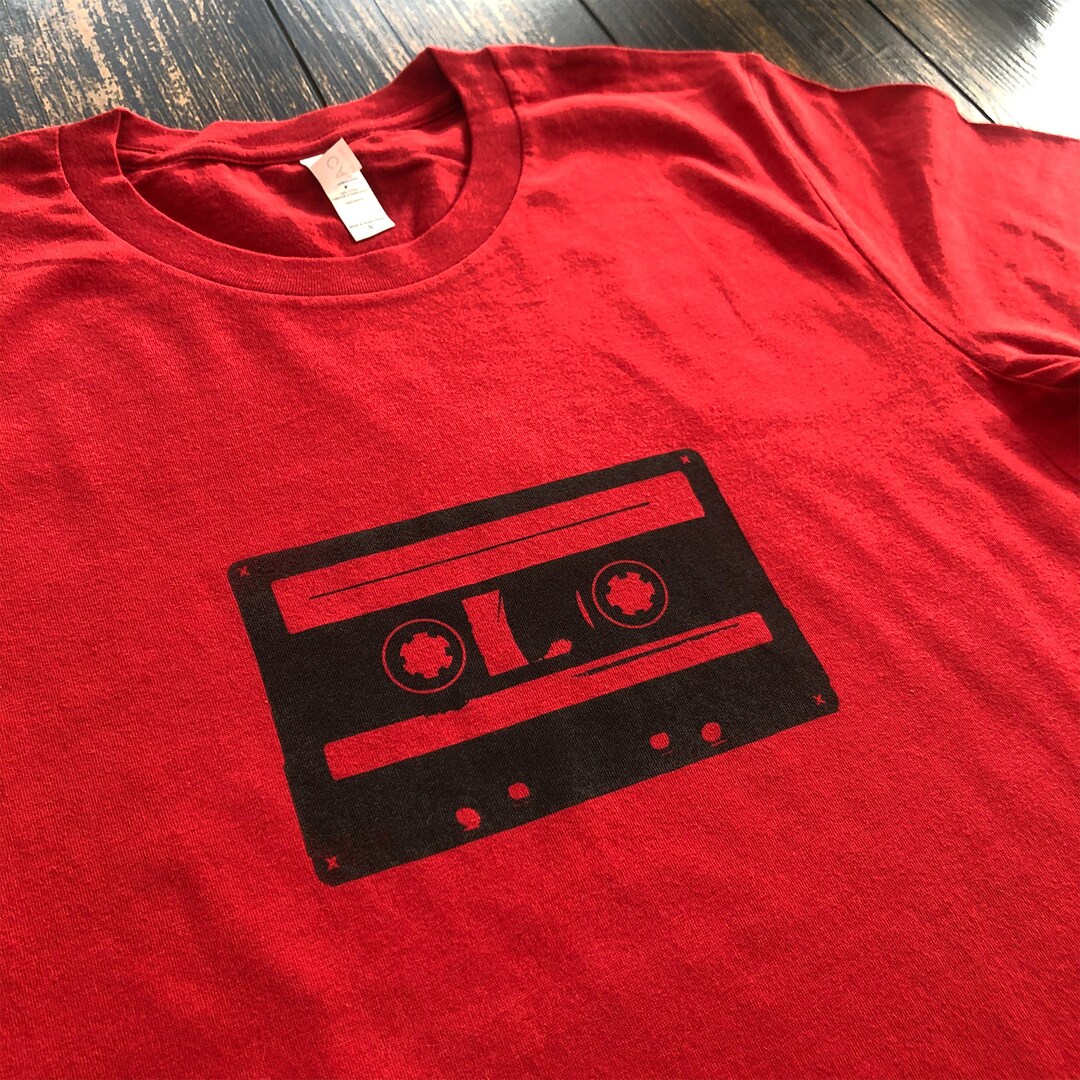 Retro Cassette Tape Tshirt, UNISEX Graphic Tee, Music Lovers Shirt