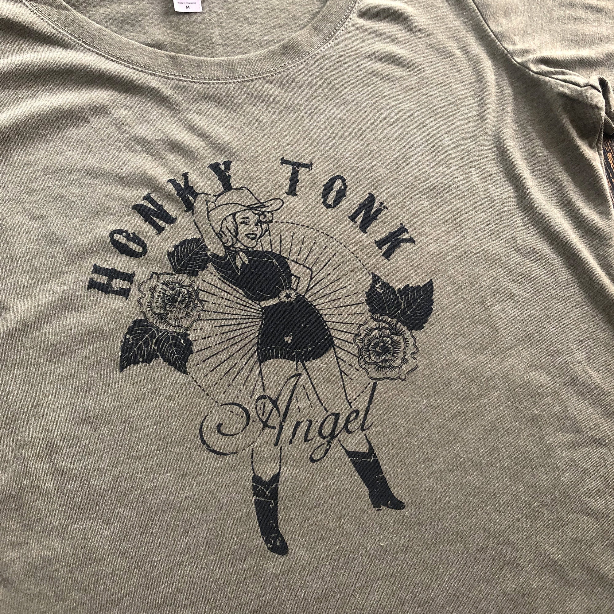 Honky Tonk Angel T-shirt Ladies Country 