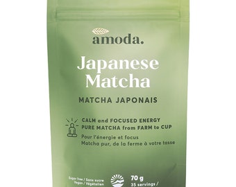 Organic Japanese Matcha: Latte & Smoothie Powder (70g/2.5oz)