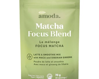 Matcha Focus Blend with Maca & Eleuthro - A delicious upgraded matcha for energy and focus - (Formerly Matcha Activate) - 70g | 2.5oz