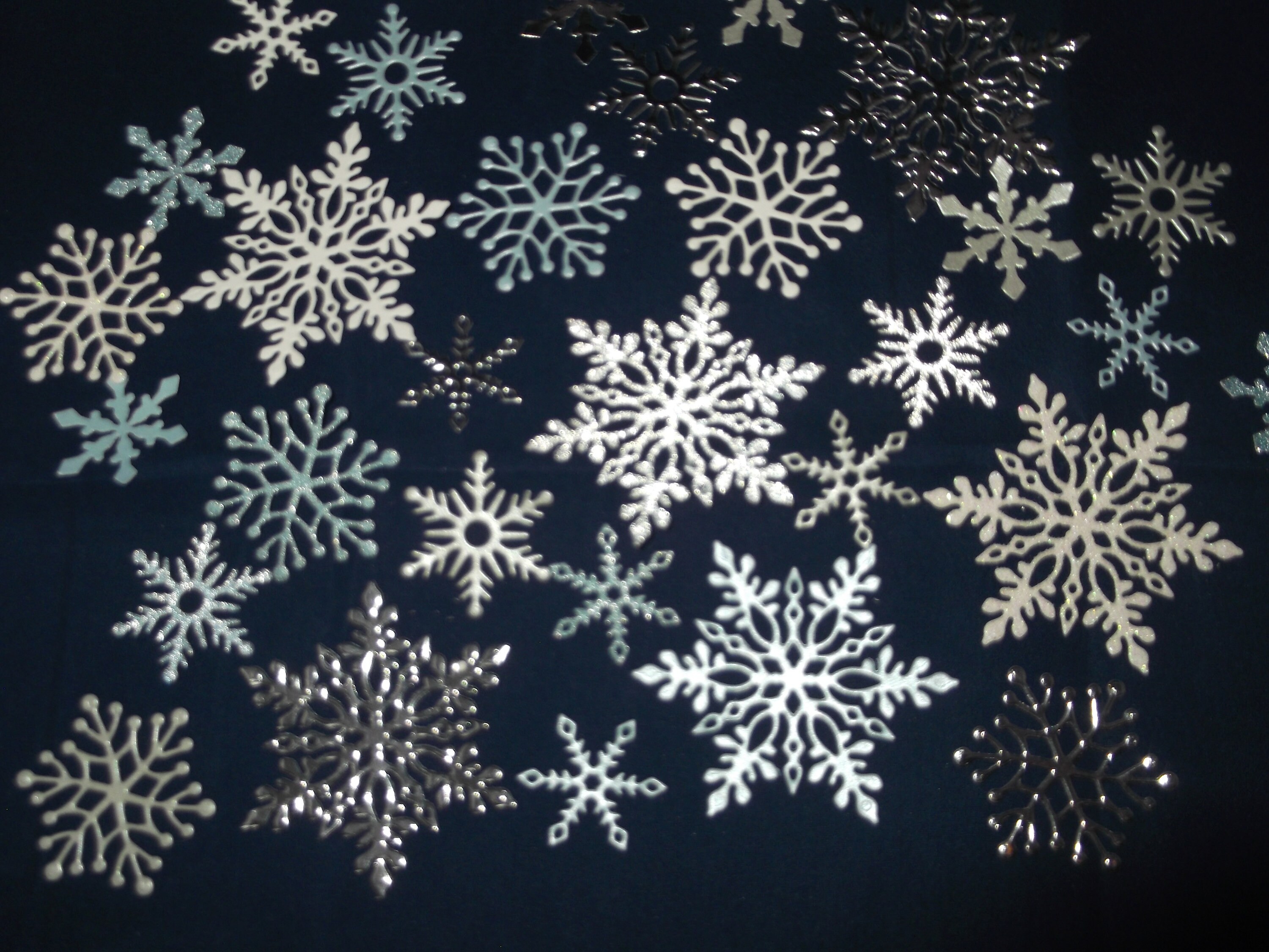 30 Die Cut Snowflake Embellishments Glitter Snowflakes Card Etsy UK
