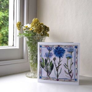 Carte de voeux fleurs sauvages / Carte de fête des mères / Carte d'anniversaire / Avec carte de condoléances / Carte de remerciement